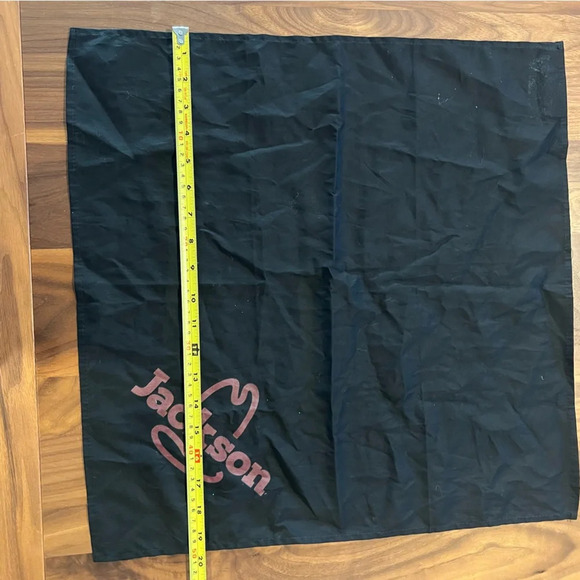 Jackson Cowboy Hat Arby's Black Handkerchief Neckerchief - Picture 4 of 5